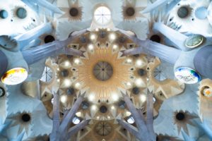 Inside of Sagrada Familia
